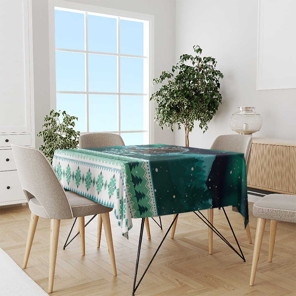 Iceland Christmas Tablecloth Icelandic Folklore Evil Mother Gryla LT05 - Wonder Print Shop