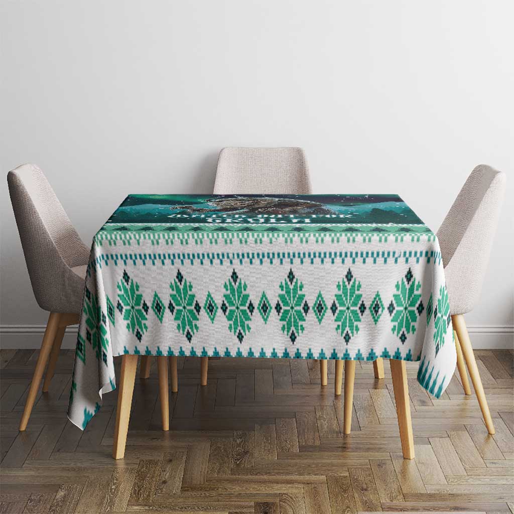Iceland Christmas Tablecloth Icelandic Folklore Evil Mother Gryla LT05 - Wonder Print Shop