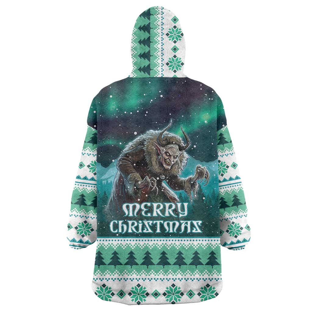 Iceland Christmas Wearable Blanket Hoodie Icelandic Folklore Evil Mother Gryla LT05 - Wonder Print Shop
