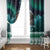 Iceland Christmas Window Curtain Icelandic Folklore Evil Mother Gryla LT05 - Wonder Print Shop