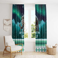 Iceland Christmas Window Curtain Icelandic Folklore Evil Mother Gryla LT05 - Wonder Print Shop