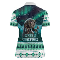 Iceland Christmas Women Polo Shirt Icelandic Folklore Evil Mother Gryla LT05 - Wonder Print Shop