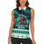 Iceland Christmas Women Sleeveless Polo Shirt Icelandic Folklore Evil Mother Gryla LT05 - Wonder Print Shop