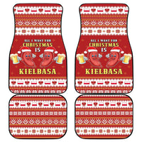Poland Christmas Car Mats All I Want For Xmas Is Kielbasa LT05 - Wonder Print Shop