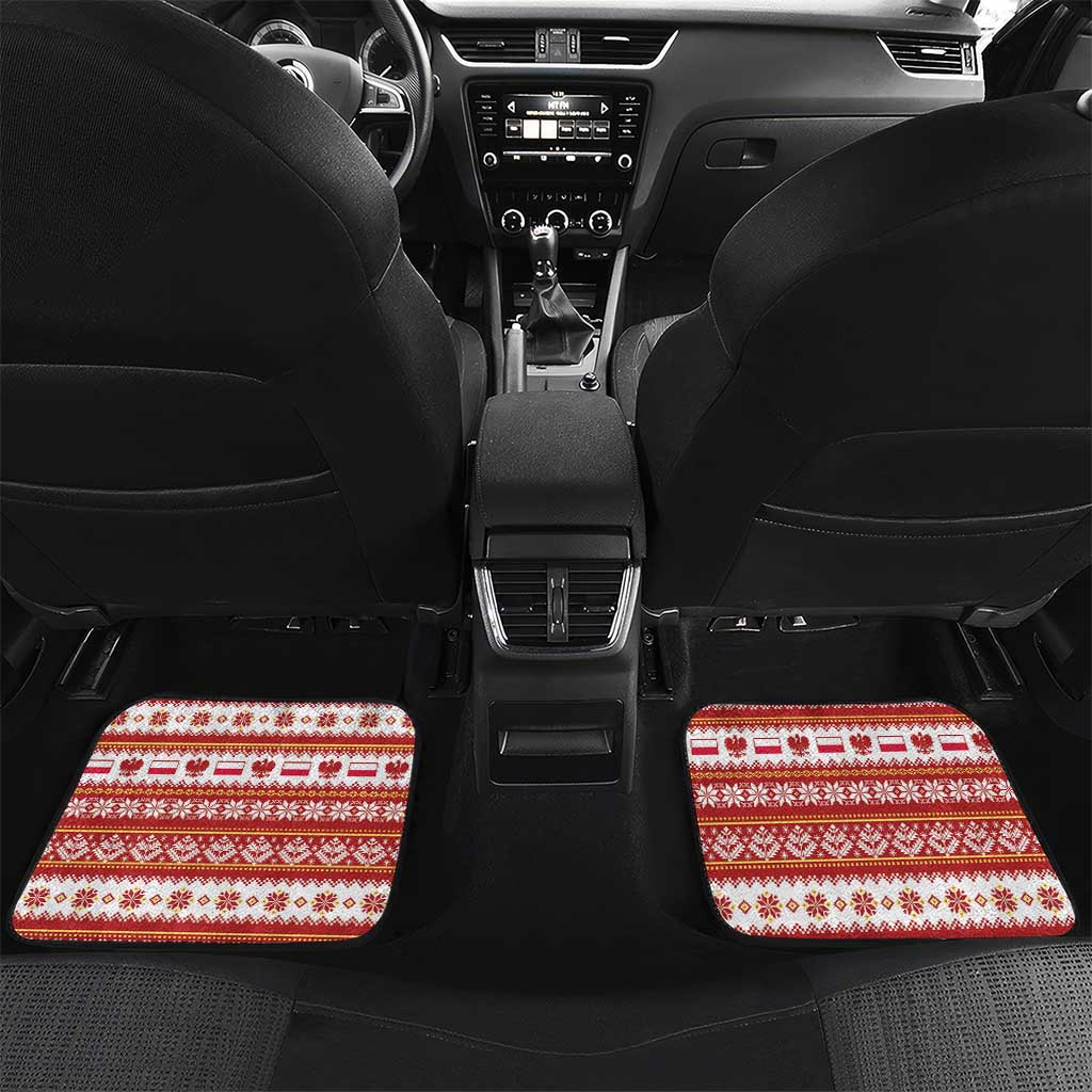 Poland Christmas Car Mats All I Want For Xmas Is Kielbasa LT05 - Wonder Print Shop