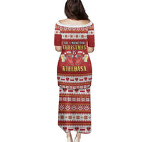 Poland Christmas Family Matching Puletasi and Hawaiian Shirt All I Want For Xmas Is Kielbasa LT05 - Wonder Print Shop