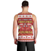 Poland Christmas Men Tank Top All I Want For Xmas Is Kielbasa LT05 - Wonder Print Shop