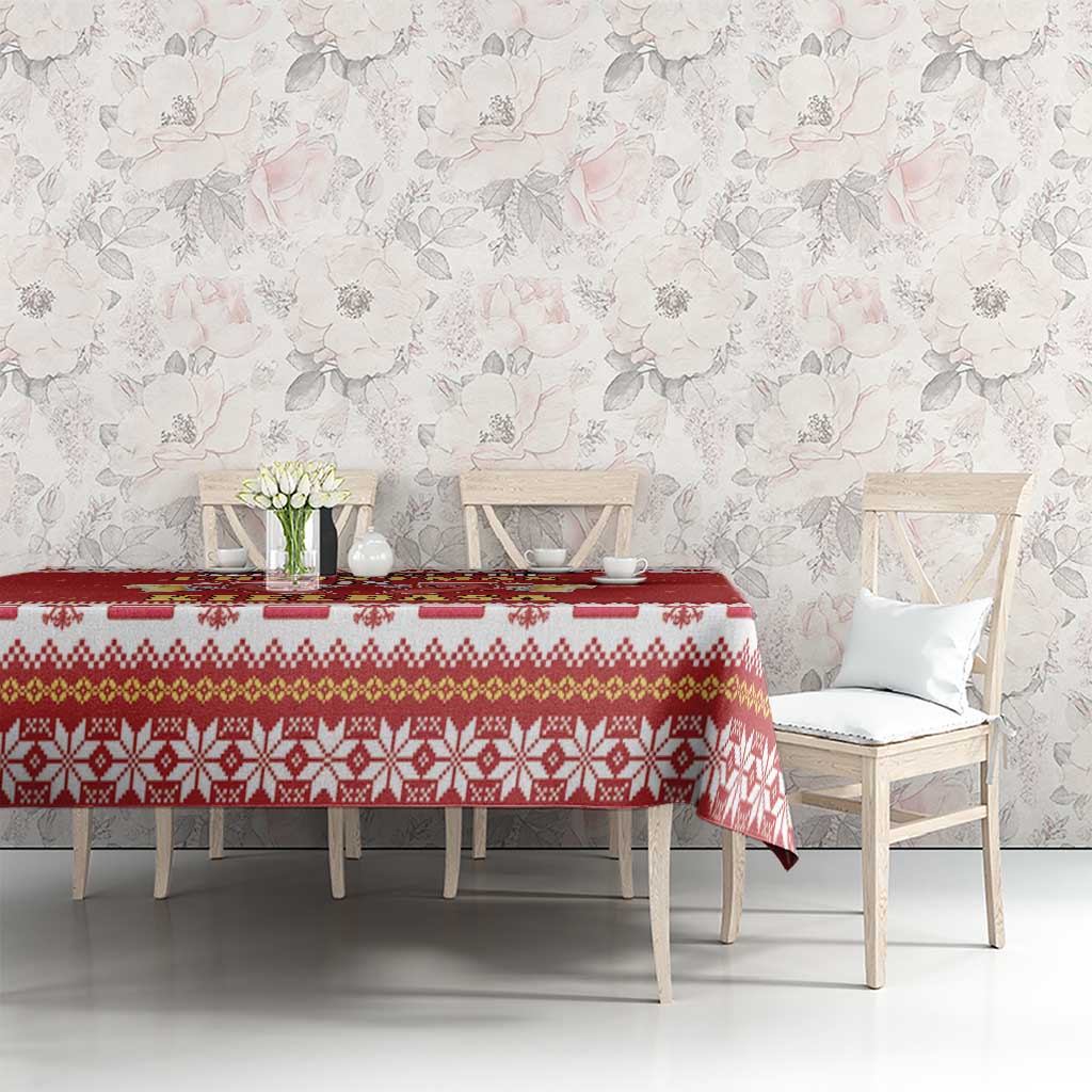 Poland Christmas Tablecloth All I Want For Xmas Is Kielbasa LT05 - Wonder Print Shop