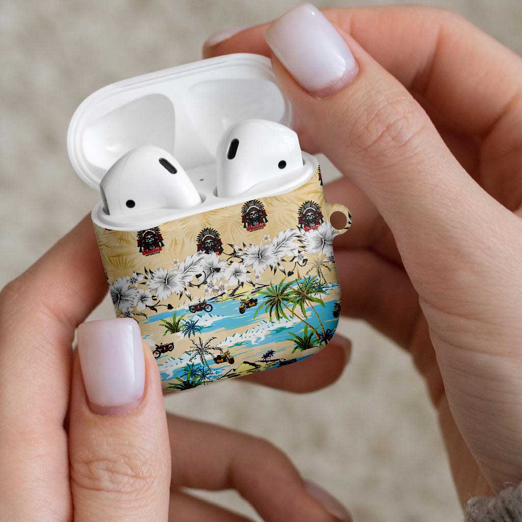 Indian Legendary Motorcycle AirPods Case Tropical Style - Wonder Print Shop