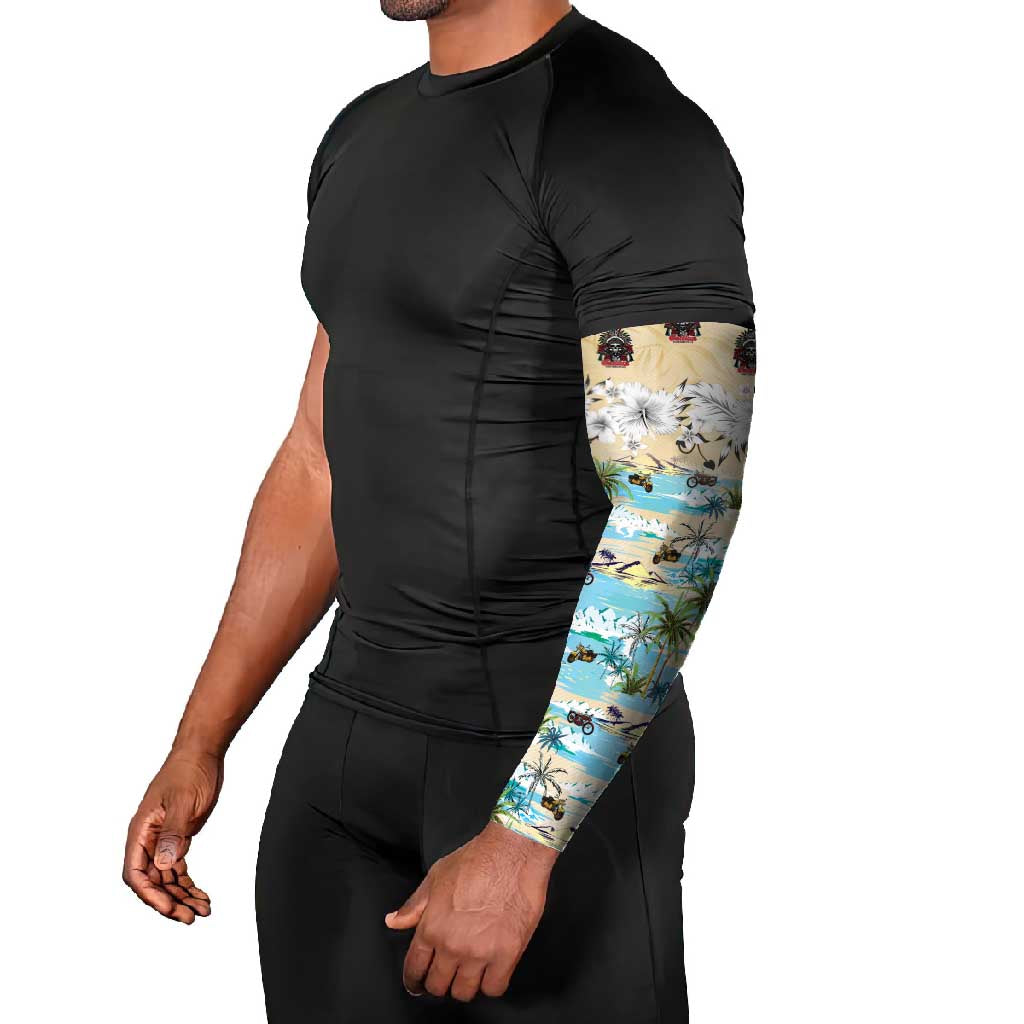 Indian Legendary Motorcycle Arm Sleeves Tropical Style - Wonder Print Shop