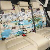 Indian Legendary Motorcycle Back Car Seat Cover Tropical Style - Wonder Print Shop