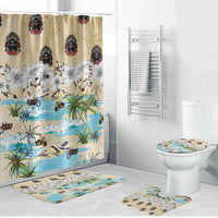 Indian Legendary Motorcycle Bathroom Set Tropical Style - Wonder Print Shop