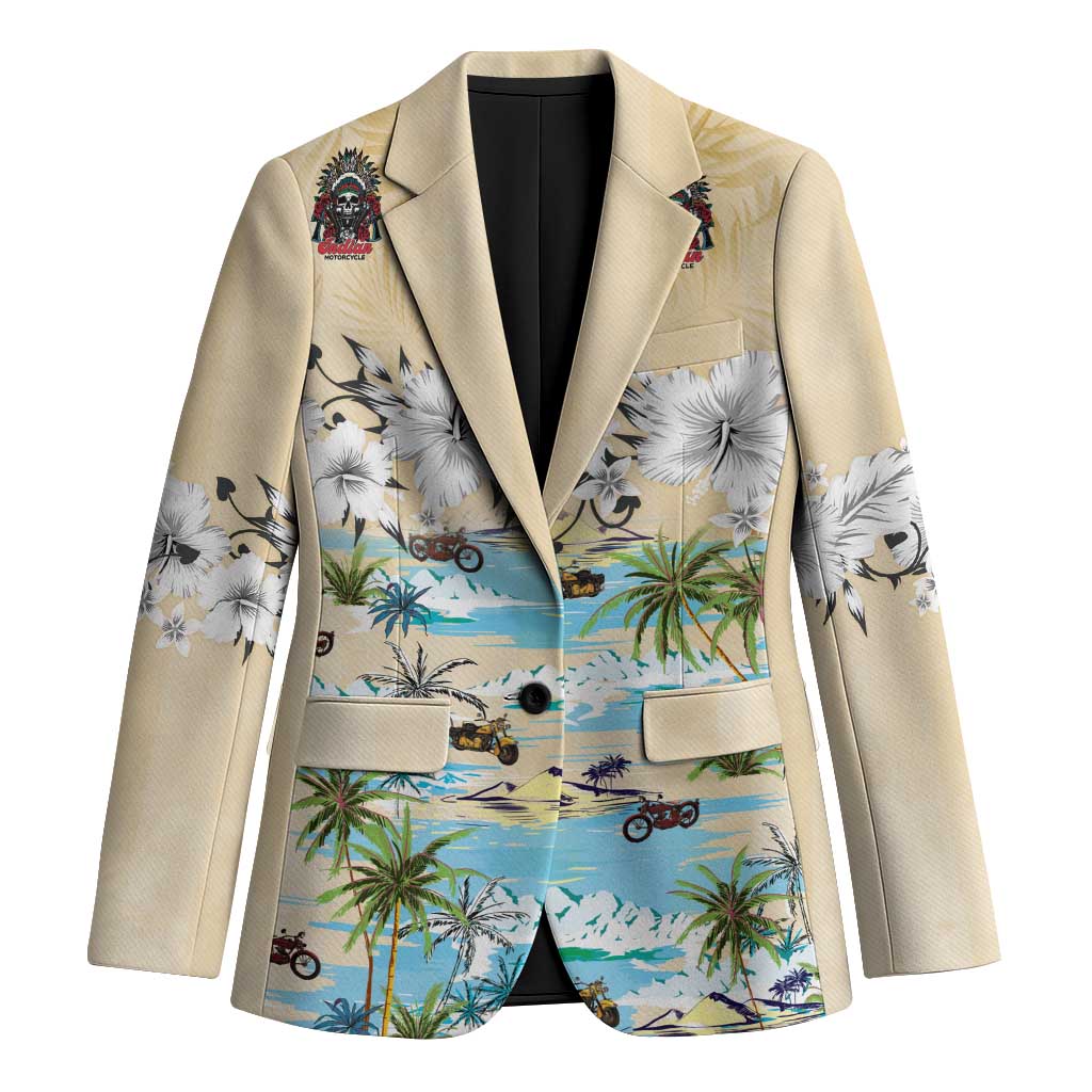Indian Legendary Motorcycle Blazer Tropical Style - Wonder Print Shop