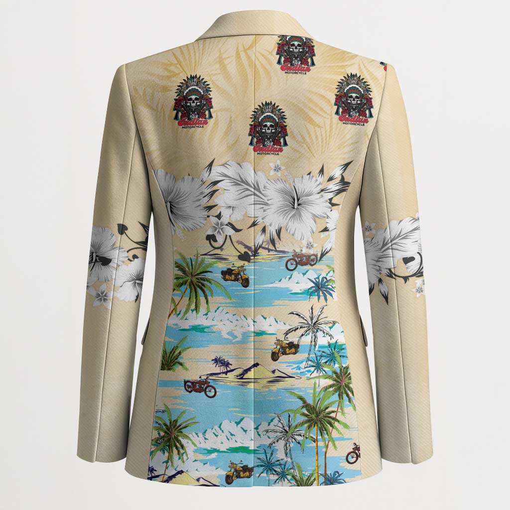 Indian Legendary Motorcycle Blazer Tropical Style - Wonder Print Shop