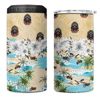 Indian Legendary Motorcycle 4 in 1 Can Cooler Tumbler Tropical Style - Wonder Print Shop