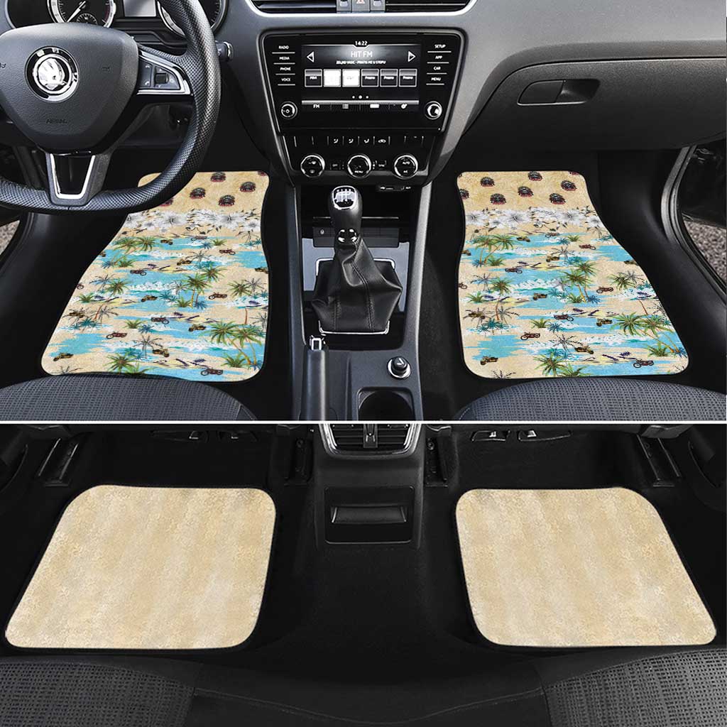 Indian Legendary Motorcycle Car Mats Tropical Style - Wonder Print Shop