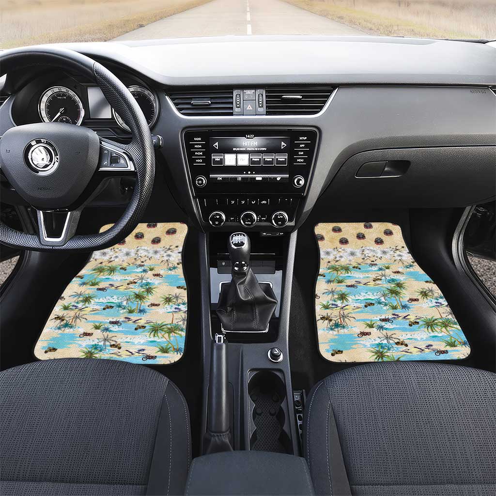 Indian Legendary Motorcycle Car Mats Tropical Style - Wonder Print Shop