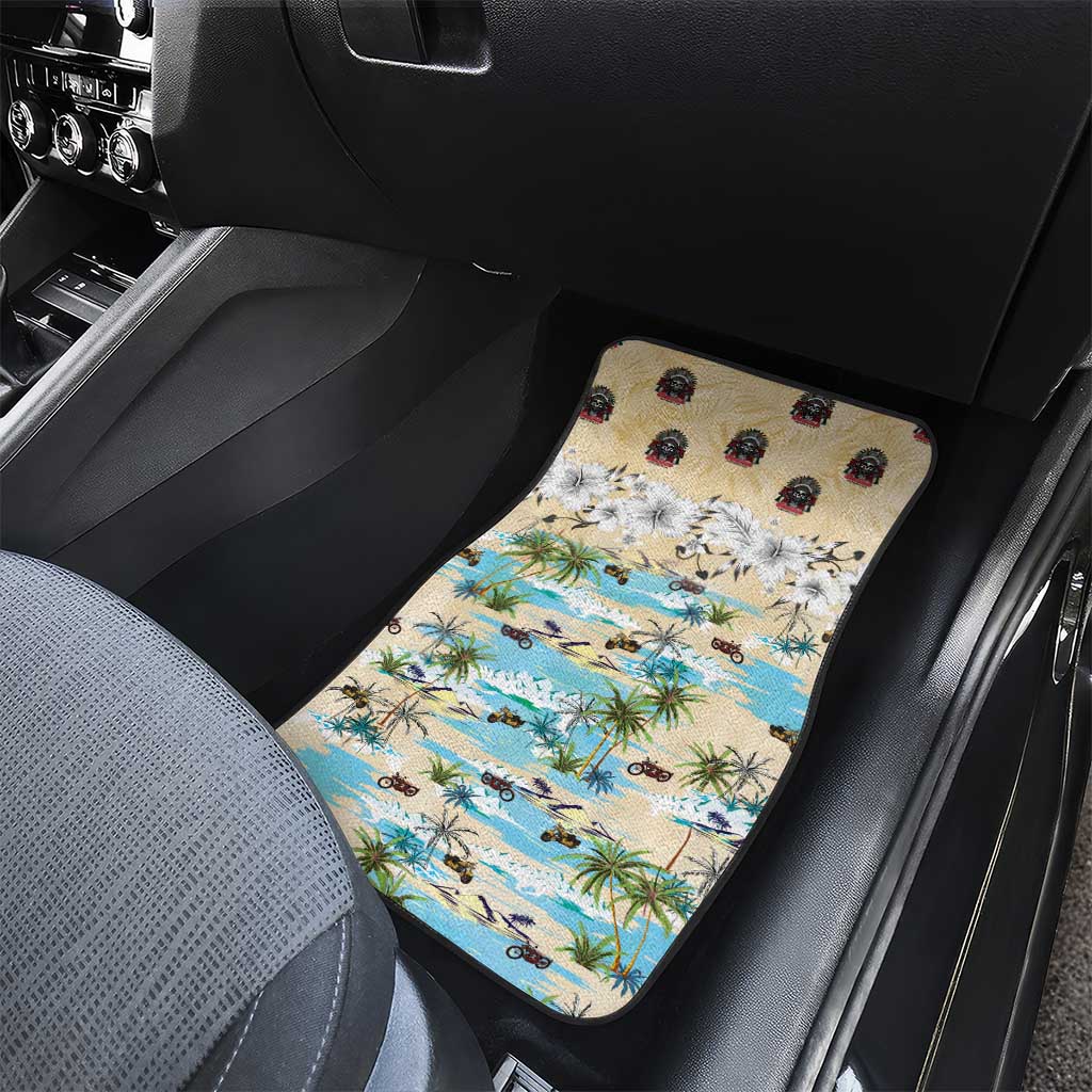Indian Legendary Motorcycle Car Mats Tropical Style - Wonder Print Shop