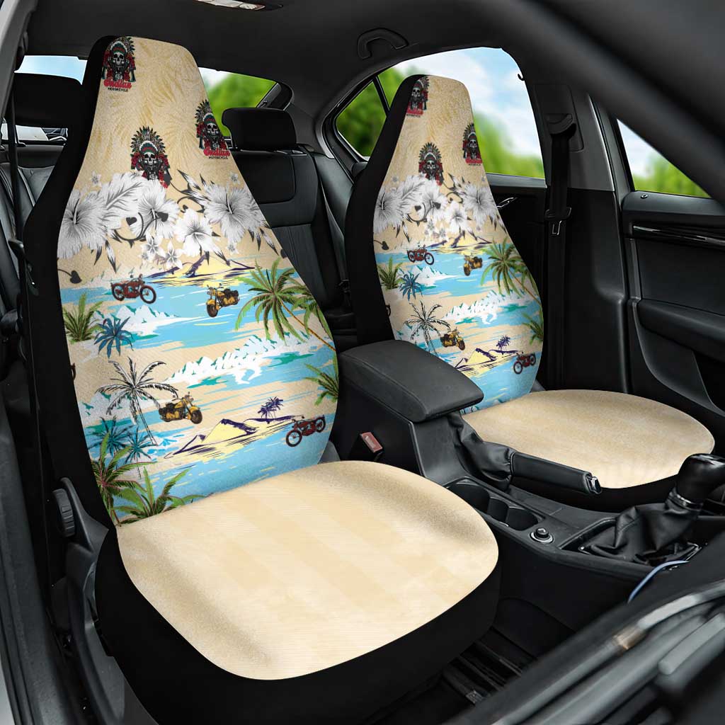 Indian Legendary Motorcycle Car Seat Cover Tropical Style - Wonder Print Shop