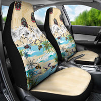 Indian Legendary Motorcycle Car Seat Cover Tropical Style - Wonder Print Shop