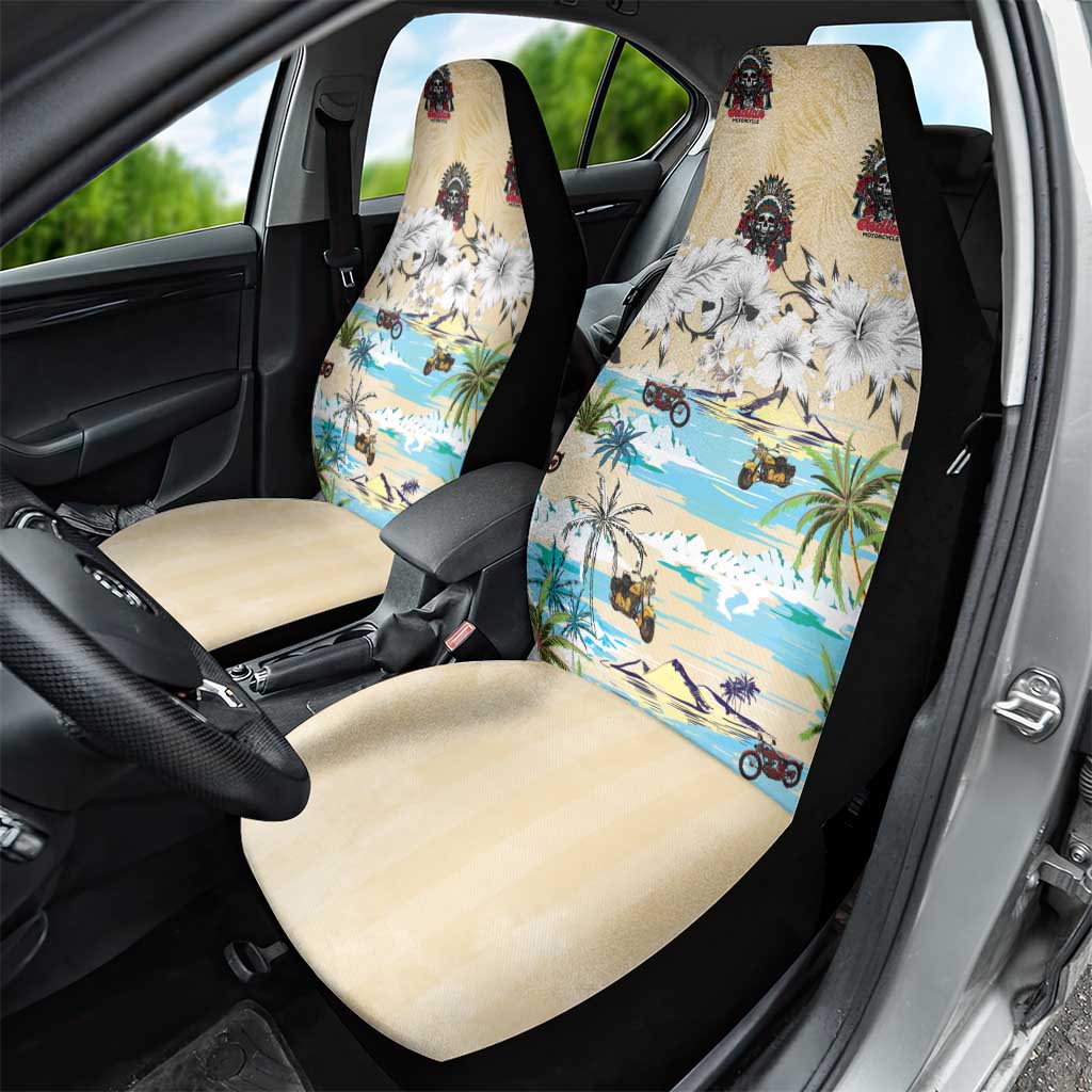 Indian Legendary Motorcycle Car Seat Cover Tropical Style - Wonder Print Shop