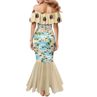 Indian Legendary Motorcycle Family Matching Mermaid Dress and Hawaiian Shirt Tropical Style - Wonder Print Shop