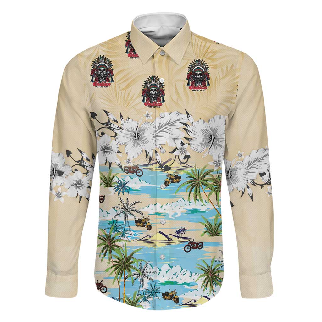 Indian Legendary Motorcycle Family Matching Tank Maxi Dress and Hawaiian Shirt Tropical Style - Wonder Print Shop