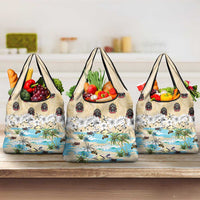 Indian Legendary Motorcycle Grocery Bag Tropical Style - Wonder Print Shop