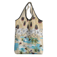 Indian Legendary Motorcycle Grocery Bag Tropical Style - Wonder Print Shop