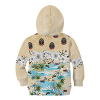 Indian Legendary Motorcycle Kid Hoodie Tropical Style - Wonder Print Shop