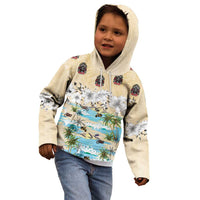 Indian Legendary Motorcycle Kid Hoodie Tropical Style - Wonder Print Shop