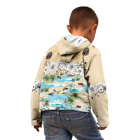 Indian Legendary Motorcycle Kid Hoodie Tropical Style - Wonder Print Shop