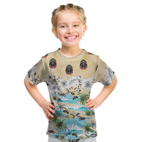 Indian Legendary Motorcycle Kid T Shirt Tropical Style - Wonder Print Shop