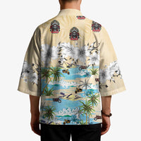 Indian Legendary Motorcycle Kimono Tropical Style - Wonder Print Shop
