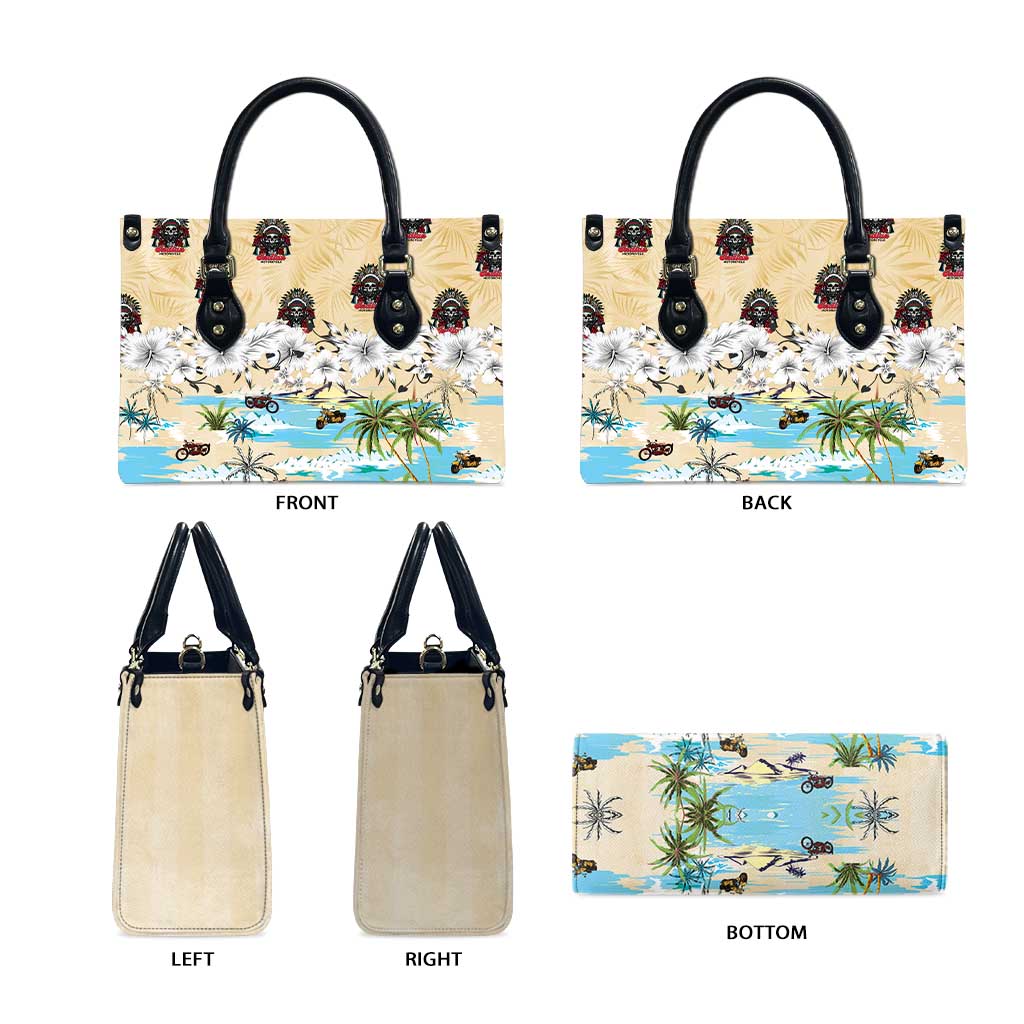 Indian Legendary Motorcycle Leather Bag Tropical Style - Wonder Print Shop