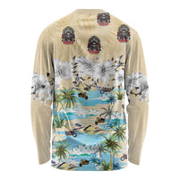 Indian Legendary Motorcycle Long Sleeve Shirt Tropical Style - Wonder Print Shop