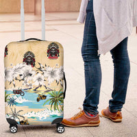Indian Legendary Motorcycle Luggage Cover Tropical Style - Wonder Print Shop