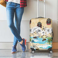 Indian Legendary Motorcycle Luggage Cover Tropical Style - Wonder Print Shop