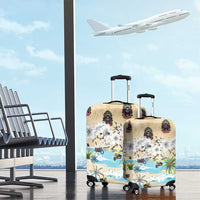 Indian Legendary Motorcycle Luggage Cover Tropical Style - Wonder Print Shop