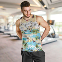 Indian Legendary Motorcycle Men Tank Top Tropical Style - Wonder Print Shop