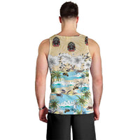 Indian Legendary Motorcycle Men Tank Top Tropical Style - Wonder Print Shop