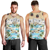 Indian Legendary Motorcycle Men Tank Top Tropical Style - Wonder Print Shop