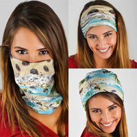 Indian Legendary Motorcycle Neck Gaiter Tropical Style - Wonder Print Shop