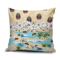 Indian Legendary Motorcycle Pillow Cover Tropical Style - Wonder Print Shop