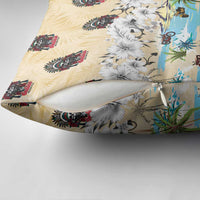 Indian Legendary Motorcycle Pillow Cover Tropical Style - Wonder Print Shop