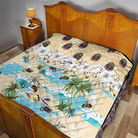 Indian Legendary Motorcycle Quilt Tropical Style - Wonder Print Shop