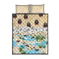 Indian Legendary Motorcycle Quilt Bed Set Tropical Style - Wonder Print Shop
