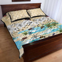 Indian Legendary Motorcycle Quilt Bed Set Tropical Style - Wonder Print Shop