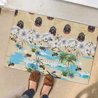 Indian Legendary Motorcycle Rubber Doormat Tropical Style - Wonder Print Shop