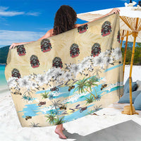 Indian Legendary Motorcycle Sarong Tropical Style - Wonder Print Shop